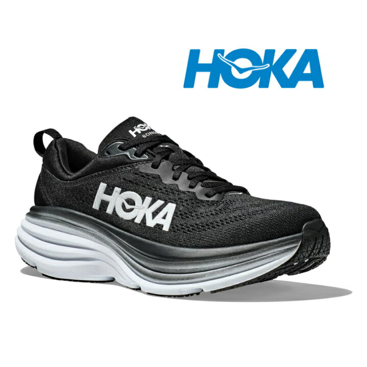 楽天市場】HOKA BONDAI 8 BLACK/WHITE 1123202 BWHT ホカ オネオネ  