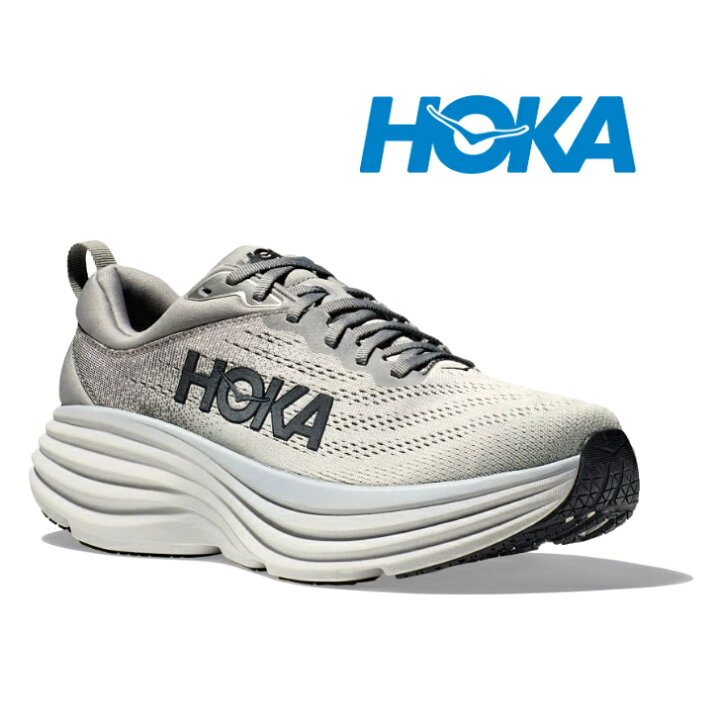 楽天市場】HOKA BONDAI 8 シャークスキン / ハーバー ミスト 1123202 