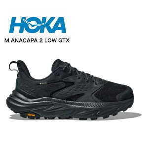 HOKA 1141632F/BBLC �A�i�J�p 2 ���[ GTX ANACAPA 2 LOW GTX �����Y �g���C�������j���O�V���[�Y �n�C�L���O�V���[�Y �j���C GORE-TEX �h�� �u���b�N �y�V�s�� �y�V���� �T�[�` �����L���O �L�� �ʔ� 26cm 26.5c