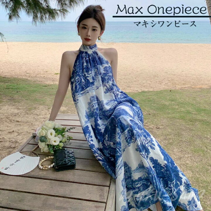 楽天市場】リゾートワンピース ワンピース 花柄 シフォン ノースリーブ 