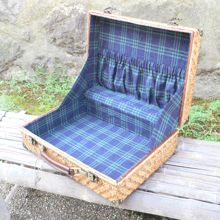 楽天市場】アタッシュケース（大）アジロ あじろトランク 籐 ラタン