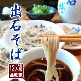 お中元 そば メッセージ入り 箸 出石そば 年越しそば 蕎麦 お土産 ギフト 乾麺 つゆ付き（12人前） 送料無料