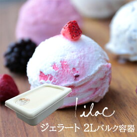 アイスクリーム 2Lバルク容器 濃厚ミルクジェラート みるく 塩みるく バニラ チーズ ラムレーズン 黒豆きなこ 抹茶 チョコチップ バルクアイス 業務用 大人買い らいらっく