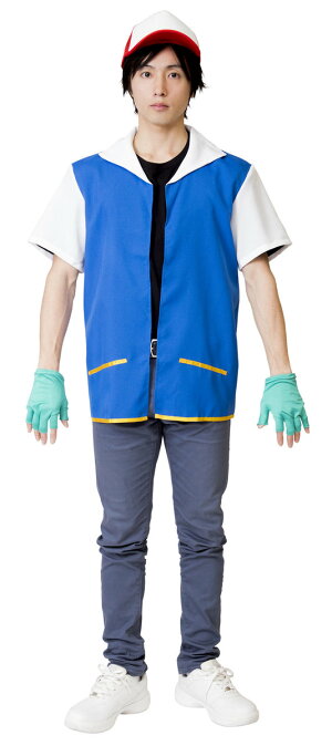 楽天市場 ゲット少年 ポケモン ポケットモンスター さとし ユニセックス 仮装 衣装 男女兼用 コスチューム なりきりキャラ パーティー 変装 コスプレ Arune 仮装雑貨のお店あるね