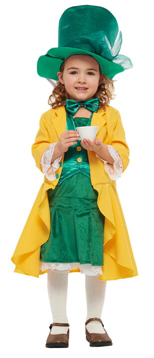 楽天市場 ハロウィン コスプレ 子供 マッドハッターm 1 140cm対応 女の子 ディズニー イン 変装 ハロウィン コスプレ 公式ライセンス 衣装 キャラクター 仮装 コスチューム アリス ワンダーランド Arune 仮装雑貨のお店あるね