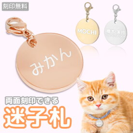 迷子札 ペットIDタグ 犬 猫 【名入れ無料】カニカン ステンレス ペットネームタグ 首輪 名前 タグ 防止 名入れ ネーム入れ オリジナル わんちゃん ネコ ねこ イヌ 刻印無料サービス 迷子札 aruon 名入れ工房