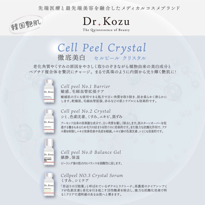 楽天市場】公式 Dr.Kozu セルピール バランスジェルセット 4回分 