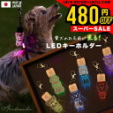 【スーパーSALE数量限定！480円OFF 12/4 20:00~】キーホルダー 迷子札 光る LED USB充電 ペット 犬 リード 首輪 ペン…