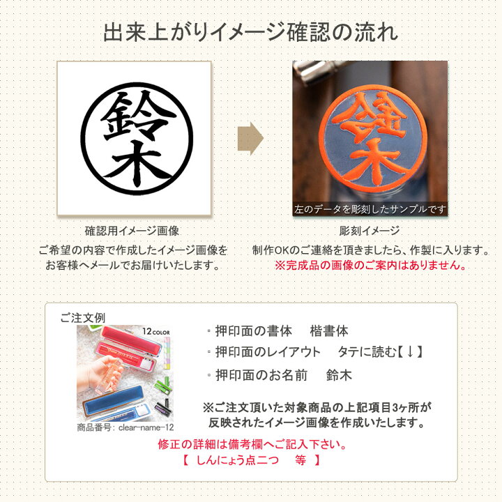 楽天市場】【印鑑再彫刻用】 再彫刻 デザイン確認サービス : 表札 