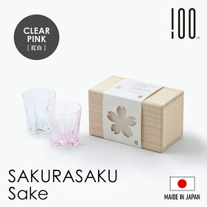 �����炳�� �y�A�O���X [Sake] Clear/Sakura | �e�[�u���E�F�A / �H�� / �O���X / �����ۂ� / �C���e���A / �M�t�g / �j�� / �J�b�v�� / �v�w / ���� / �����z�� / �a���� / 100% / 100PERCENT / �q���N�p�[�Z��