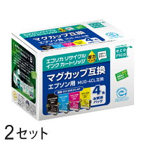 楽天市場】epson 純正インクカートリッジ mug－4cl 4色パックの通販