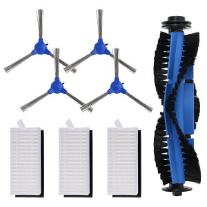 ���[�t�B�[ 11S / 15C / 30C / 15T �p �݊��i ���Օi�Z�b�g�i�����p�t�B���^�[×3�A�T�C�h�u���V×4�A��]�u���V×1�{�j���Օi �݊� / �������� / Eufy / RoboVac / Anker