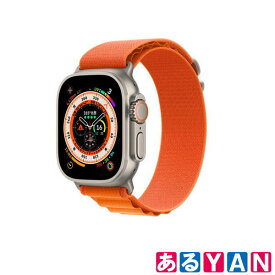 外箱傷み 未開封品 アップル Apple Watch MNHH3J/A 49mm Ultra GPS+Cellularモデル オレンジアルパインループ S 送料無料