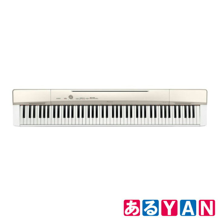 楽天市場】カシオ 電子ピアノ PX-160 GD シャンパンゴールド Privia 88 
