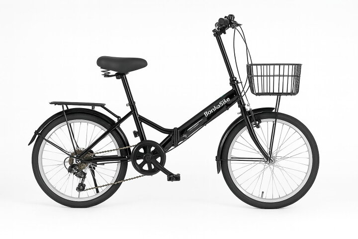楽天市場】楽天ポイント5倍増 折りたたみ自転車 20インチ 6段変速 カゴ 