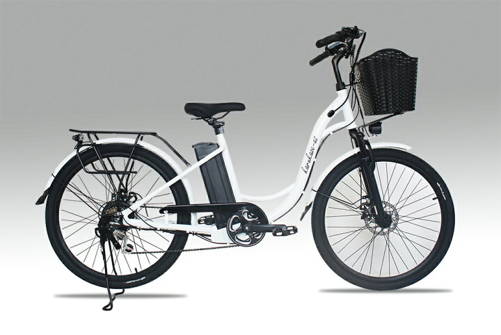 楽天市場】電動アシスト自転車 軽風26 前後ディスクブレーキ装着 前 