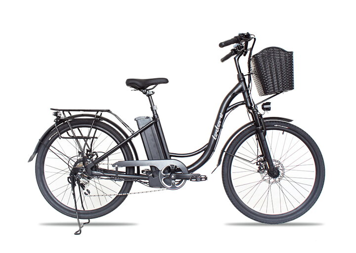楽天市場】電動アシスト自転車 軽風26 前後ディスクブレーキ装着 前 