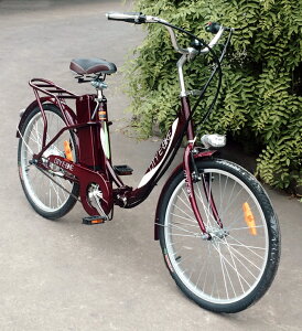 電動自転車(モペット版)「E-BIKE24」折りたたみ型 24V12AH大容量バッテリー搭載 簡単折りたたみ 24インチ