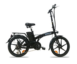 9月1日発送!36V版大容量リチウムバッテリー搭載 モペット型電動自転車ボニータ20(BONITA-20)20インチ 折り畳み可能 6段変速と液晶表示板追加