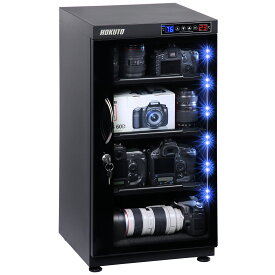HOKUTO 防湿庫・ドライボックス　HP-102EX HPシリーズ102L 5年保証送料無料　全自動除湿機能　カメラやレンズのカビ対策楽々、静音、無振動　カメラ保管庫　デシケーター　除湿庫　ドライキャビネット