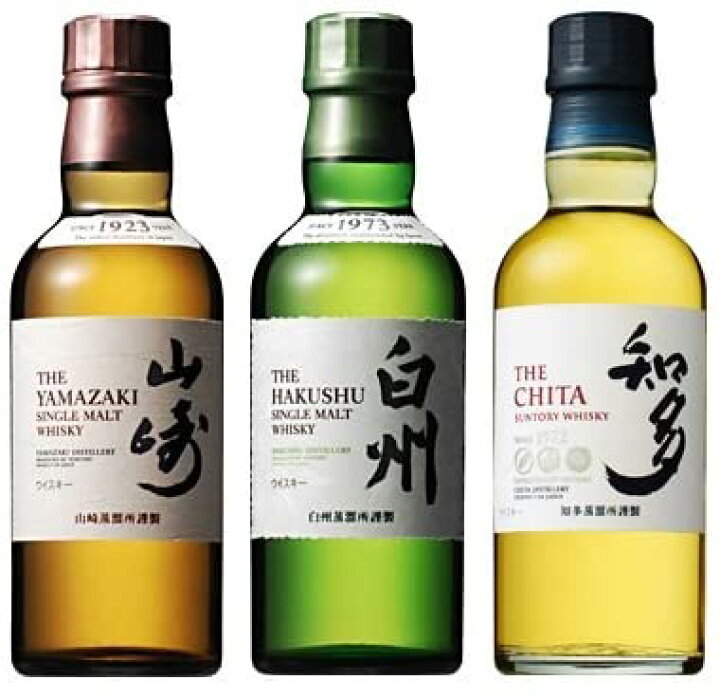 楽天市場】サントリー 山崎＆白州＆知多（全て180ml） ジャパニーズ 