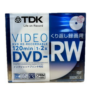 yIz󂠂yTDKz DVD-RW 1-2{ 120 Ԃ^p CNWFbgv^Ή