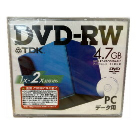 【終売】訳あり【TDK】 DVD-RW 4.7GB PCデータ用 1X-2X記録対応 1枚