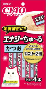 【いなば】CIAO (チャオ) エナジーちゅ〜る かつお 14g×4本 SC-162