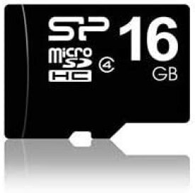 【値下げ】シリコンパワー micro SDHCカード 16GB(Class4)SDHCアダプター付