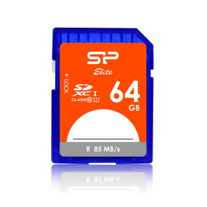 VRp[ SDJ[h 64GB SDXC Class10 UHS-1 (SP Elite UHS-1) SPJ064GSDEU1