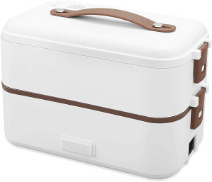 【トレードワン】おひとり様 お弁当箱炊飯器 2段式 (90058)