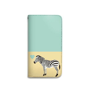 【期間限定全品ポイント10倍】手帳型 スマホケース ベルトなし 全機種対応 携帯ケース マグネットなし しまうま ゼブラ ハート パステル スマートフォン ケース iPhone17 Pro Max Plus 16 15 14 Xperia