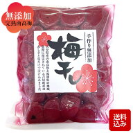 梅干し しそ漬け すっぱい梅干し しそ梅 添加物不使用 無着色 九州産 メール便