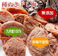 干し梅 国産 種ぬき 無着色 砂糖不使用 すっぱい梅干し 九州産 メール便
