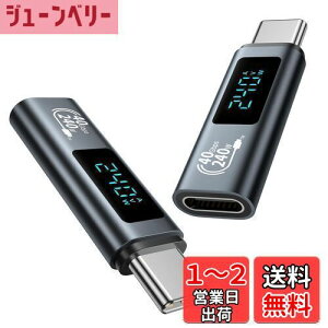 yzGIANAC 240W A_v^ USB C to USB Cy40Gbpsz, USB C LEDo̓XN[\ ϊA_v^ f[^] MAX 48V/5A MacBook /15 Pro MAX/Samsung Galaxy S24/S23/Pixel/AndroidȂUSB-C@Ή ubN