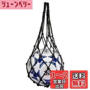 【送料無料】ALLVD 収納 サッカー/バレーボール/バスケットボール用 簡易ボールバッグ 網袋 持ち運び 保管用 (ブラック)
