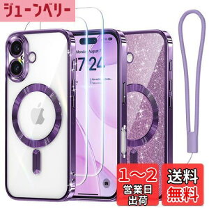 yzMeifigno P[X iPhone 16 6.1C`p [MagSafeΉ] [XN[veN^[2] [Ob^[J[h&XgXgbv] TEhYی iPhone 16 P[Xp p[v