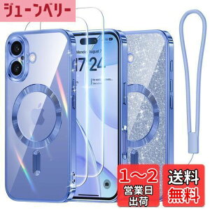 yzMeifigno P[X iPhone 16 6.1C`p [MagSafeΉ] [XN[veN^[2] [Ob^[J[h&XgXgbv] TEhYی iPhone 16 P[Xp Eg}