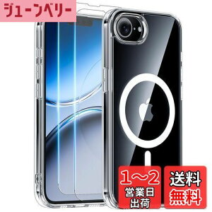 yzMeifigno iPhone 16e P[X p [2X HDtBt] [MagSafeΉ] [~^[O[hی]AiPhone 16epɐ݌vꂽ}OlbgP[XANA