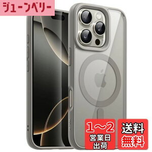 yzJETech iPhone 16 Pro 6.3C`p }Olbg P[X MagSafeɑΉ Ռz op[Jo[ \bhJ[}bgTPUt[ h~ NAobN (i``^jE)