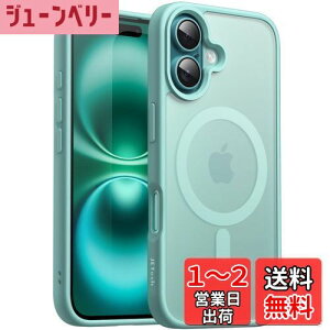 yzJETech iPhone 16 Plus 6.7C`p }Olbg P[X MagSafeɑΉ ̃}bgw ^ ϏՌ Jo[ (eB[u[)