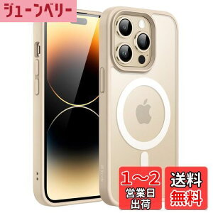 yzJEDirect iPhone 14 Pro 6.1C`p }Olbg P[X MagSafeɑΉ ̃}bgw ^ ϏՌ Jo[ (CgS[h)