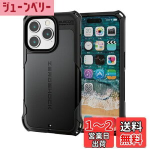 yzGR iPhone15 Pro P[X ZEROSHOCK ϏՌ lp_p[ njJE_uC[\ ՌztBt Xgbvz[t ubN PM-A23CZEROBK