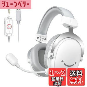 yzFIFINE Q[~OwbhZbg 7.1TEhTEh L 3.5mm/USBڑ 50mmhCo[ ESw}CNt PC/X}z/Nintendo Switch/PS4/PS5ɑΉ ʒ߉\ ^ Q[ 