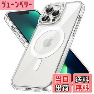 �y���������zJEDirect iPhone 13 Pro �}�O�l�b�g �P�[�X(6.1�C���`�p) MagSafe ���C�����X�[�d�Ή� �Ռ��z�� �o���p�[�J�o�[ �����h�~ �����o�b�N (�N���A)