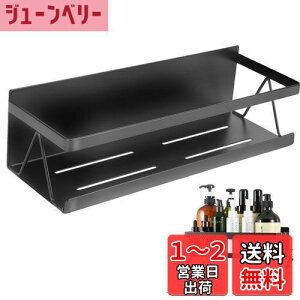 【送料無料】バスルーム ラック 浴室用ラック マグネット お風呂の壁に ステンレス シャワーラック 水切り 風呂場洗面所収納 フック付き