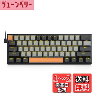 yzefJjJL[{[h61L[ Ԏ̗p̃Q[~OL[{[h FLEDobNCgt 60^RpNgL[{[h USBLpz Windows/MacɑΉQ[pL[{