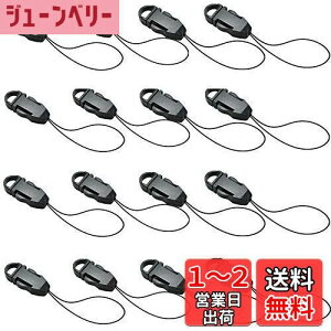 【送料無料】Kingsie ストラップ パーツ 50個セット 黒 名札 ネームタグ 携帯ストラップ 取り外し可能 手作りストラップパーツ