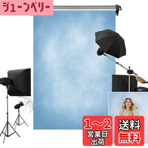 【送料無料】Kate 1.5x2.2m テクスチャ 水色 背景布 青 写真 背景 人物撮影 撮影用 背景 布 カスタマイズ可能背景
