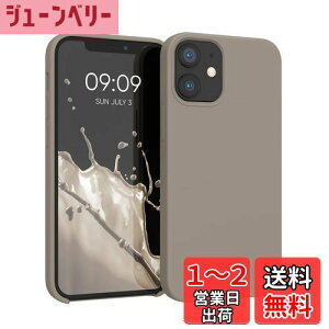 【送料無料】kwmobile スマホケース Apple iPhone 12 mini対応 ケース - TPU リキッド シリコン カバー - 耐衝撃 傷防止 サラサラ Case